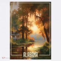Serene Southern Sunset Alabama Apron thumb 3