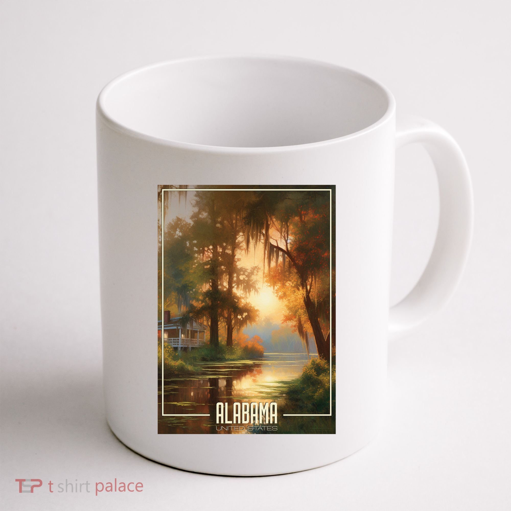 Serene Southern Sunset Alabama Coffee Mug