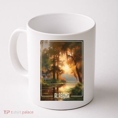 Serene Southern Sunset Alabama Coffee Mug