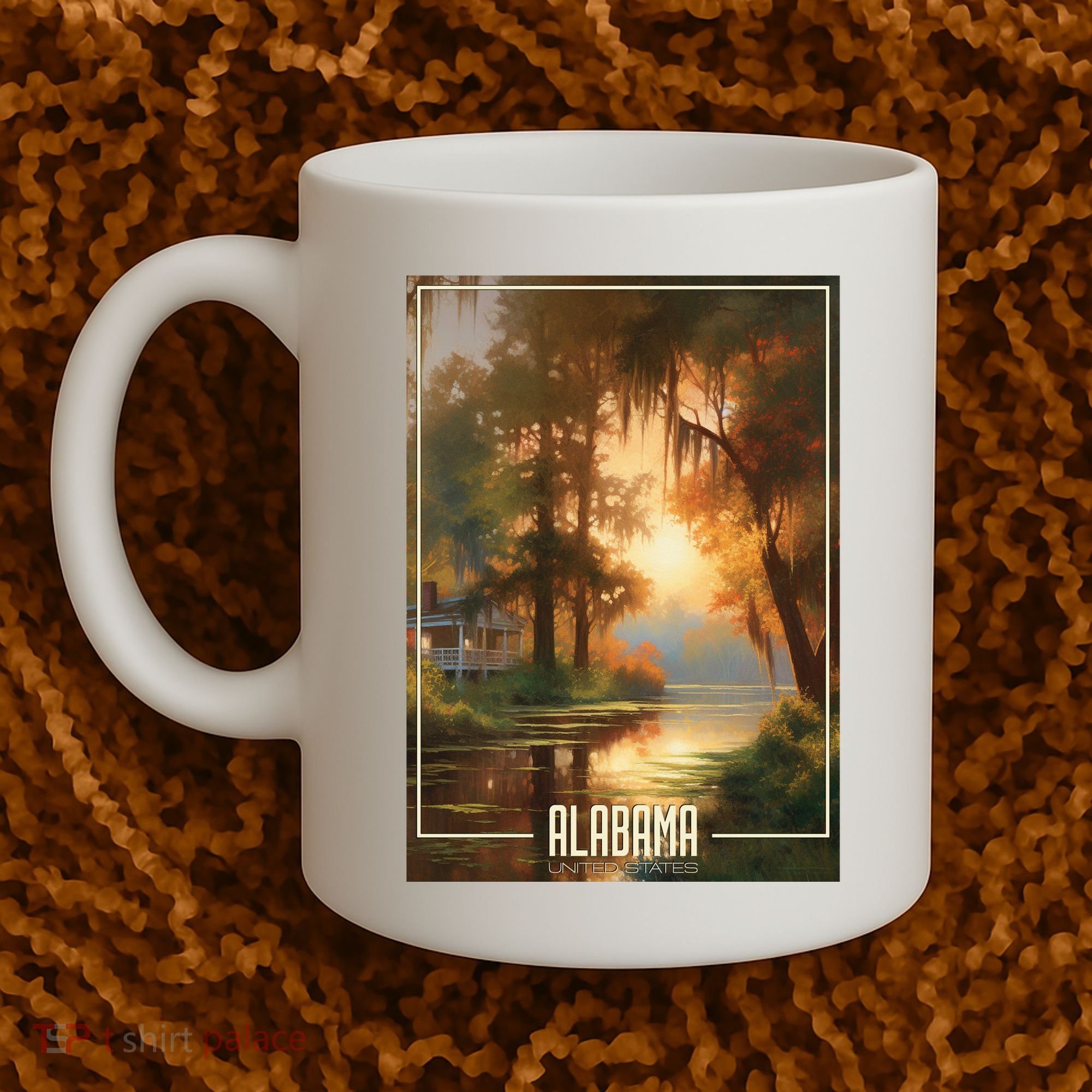 Serene Southern Sunset Alabama Coffee Mug