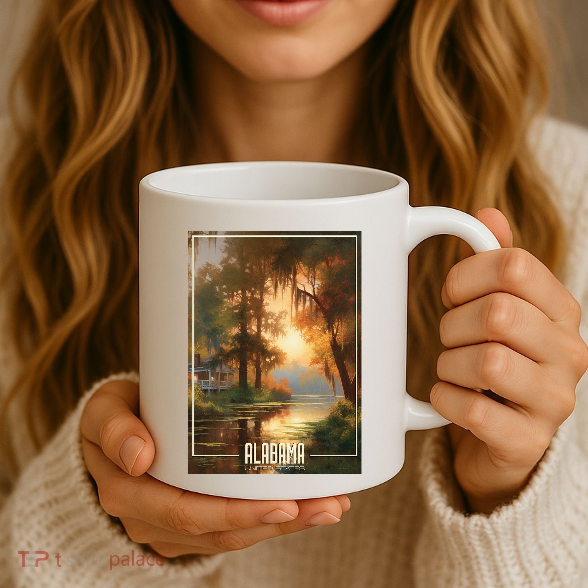 Serene Southern Sunset Alabama Coffee Mug