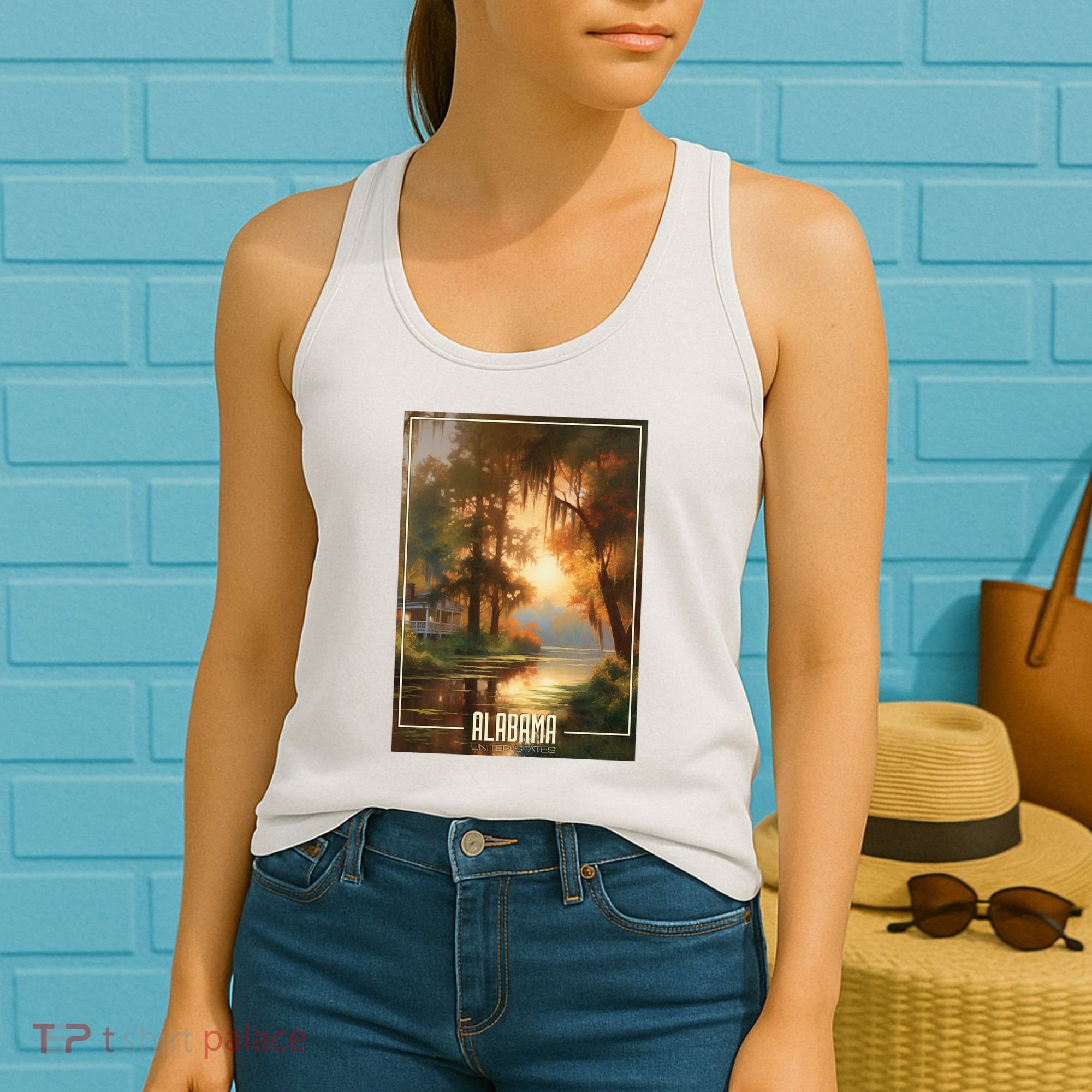 Serene Southern Sunset Alabama Women's Tank Top
