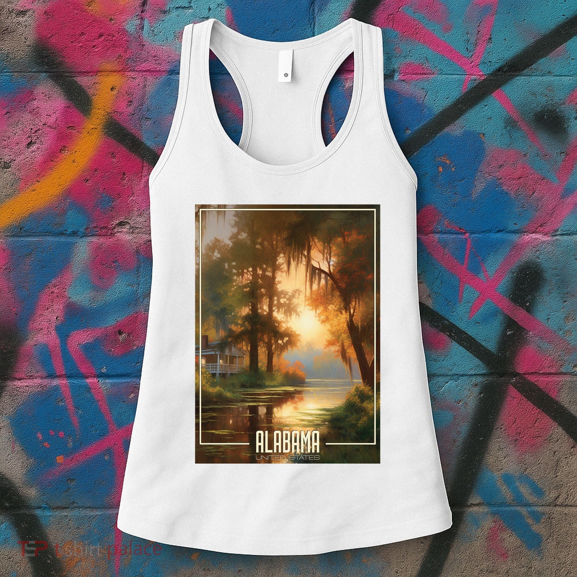 Serene Southern Sunset Alabama Women's Tank Top