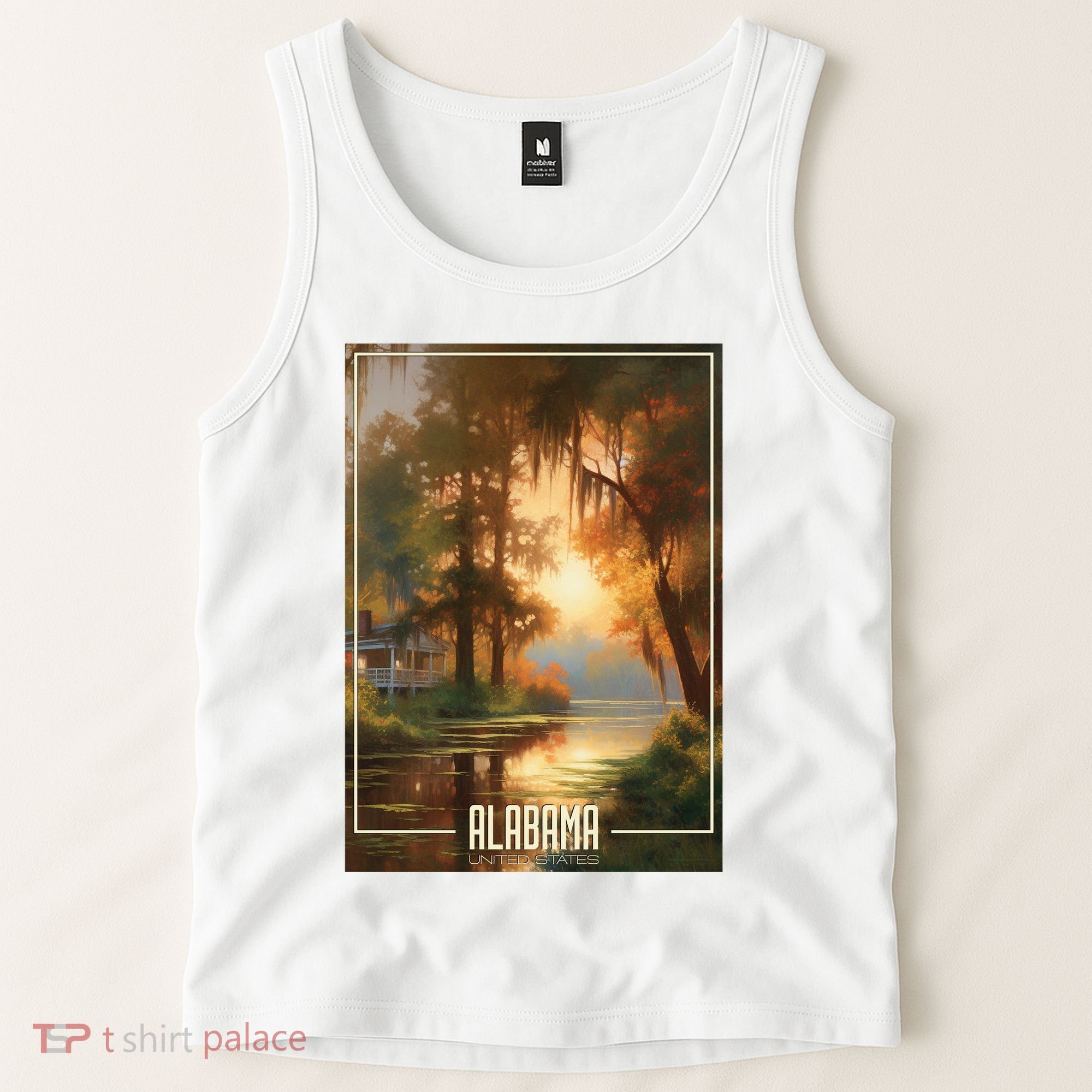 Serene Southern Sunset Alabama Tank Top