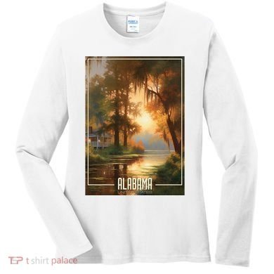 Serene Southern Sunset Alabama Women's Long Sleeve Shirt