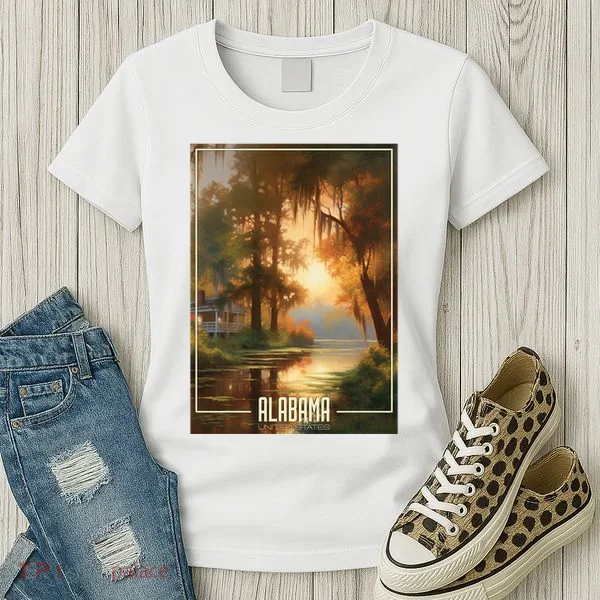Serene Southern Sunset Alabama Women's T-Shirt