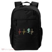 Ski Snowboard Skiing Heartbeat Snow Mountain Winter Skier Cool Gift Backpack thumb 0