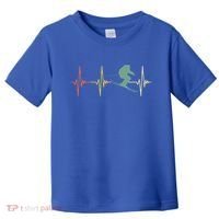 Ski Snowboard Skiing Heartbeat Snow Mountain Winter Skier Cool Gift Toddler T-Shirt thumb 0