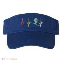 Ski Snowboard Skiing Heartbeat Snow Mountain Winter Skier Cool Gift Visor thumb 0