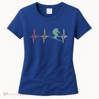 Ski Snowboard Skiing Heartbeat Snow Mountain Winter Skier Cool Gift Women's T-Shirt thumb 0