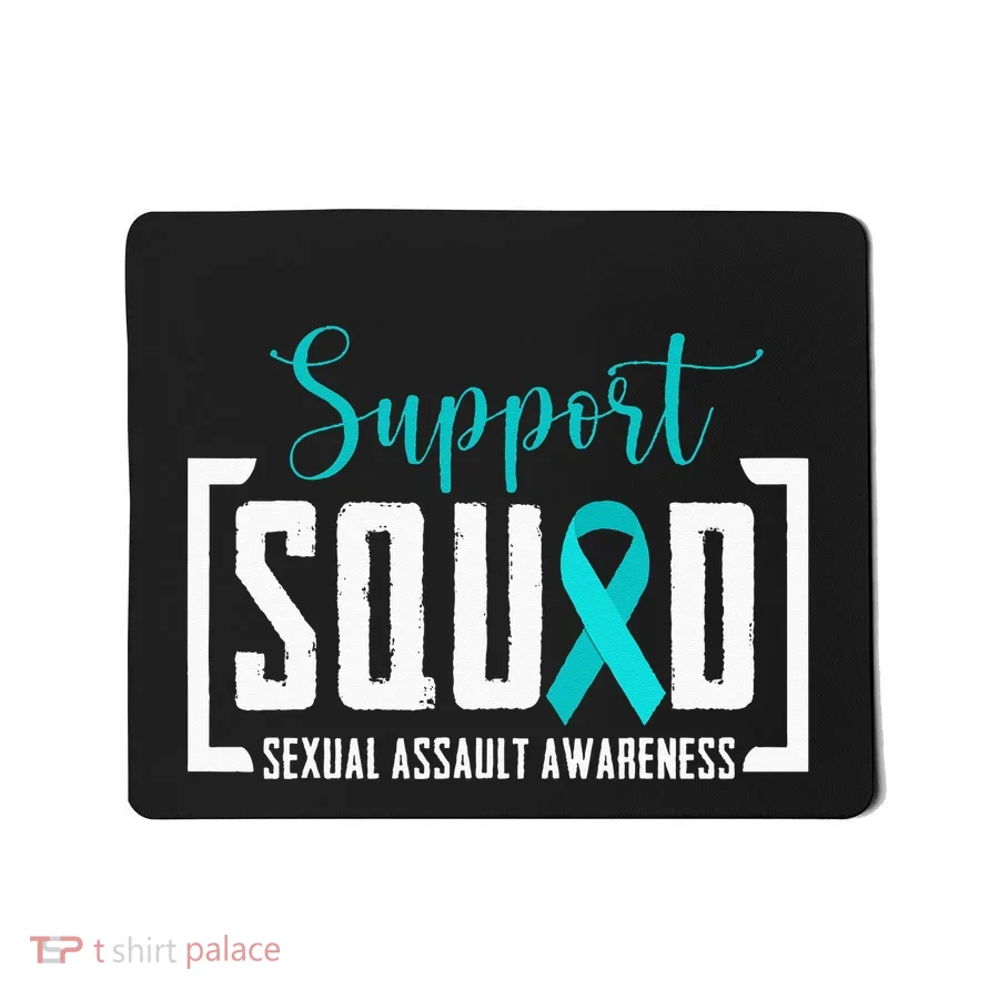 Support Squad Sexual Assault Awareness Month Support Victim Mousepad