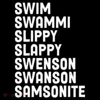 Swammi Slippy Slappy Swenson Swanson Samsonite Sweatshirt thumb 3