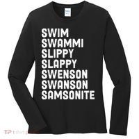 Swammi Slippy Slappy Swenson Swanson Samsonite Women's Long Sleeve Shirt thumb 0