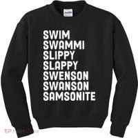 Swammi Slippy Slappy Swenson Swanson Samsonite Kids Sweatshirt thumb 0