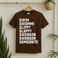 Swammi Slippy Slappy Swenson Swanson Samsonite T-Shirt thumb 2