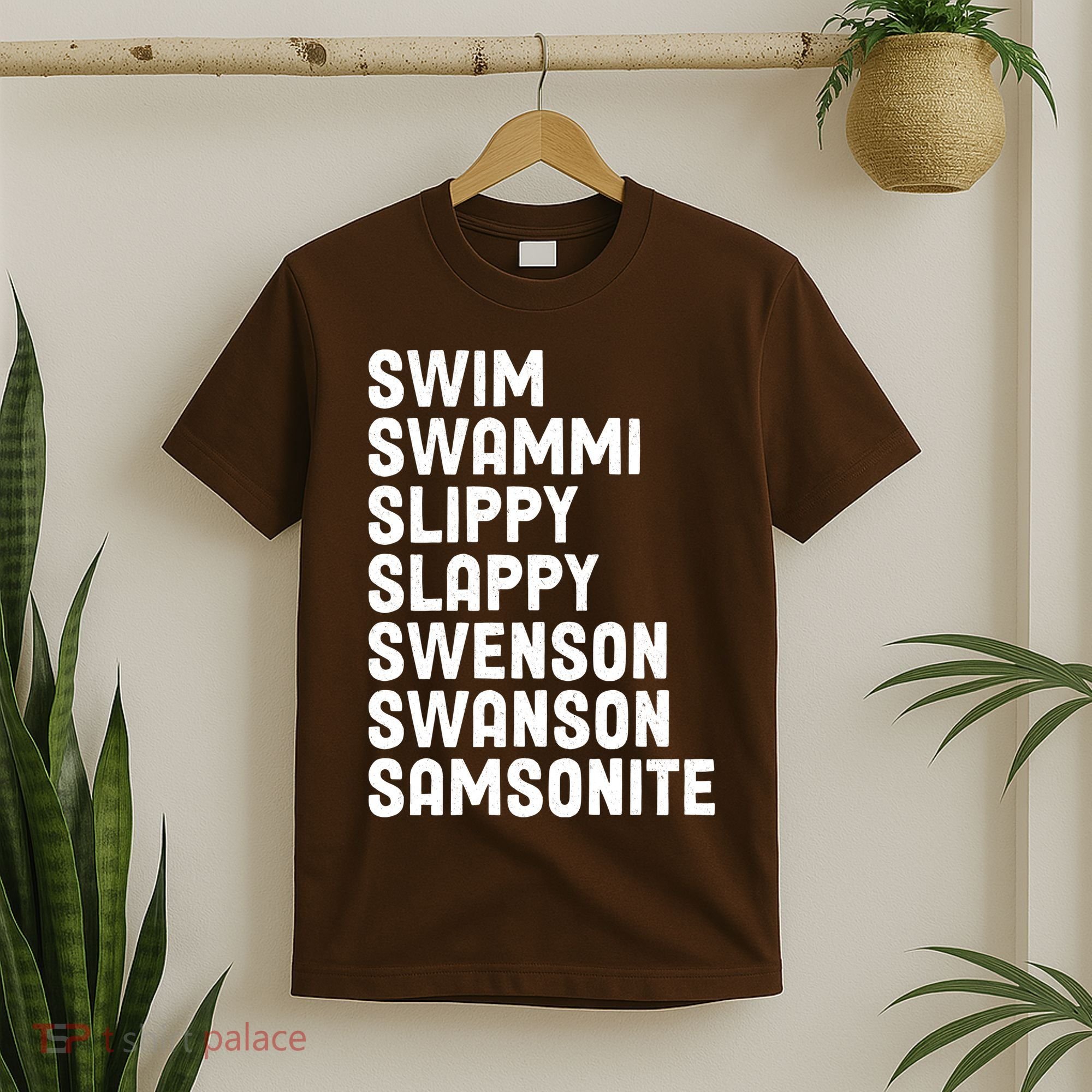 Swammi Slippy Slappy Swenson Swanson Samsonite T-Shirt