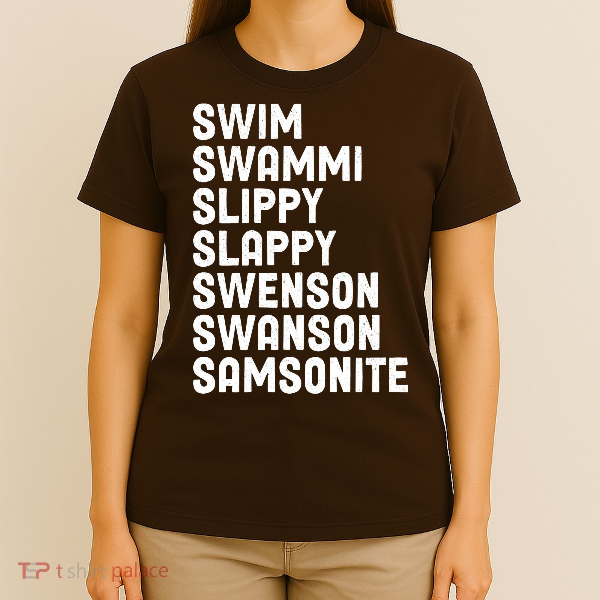 Swammi Slippy Slappy Swenson Swanson Samsonite T-Shirt