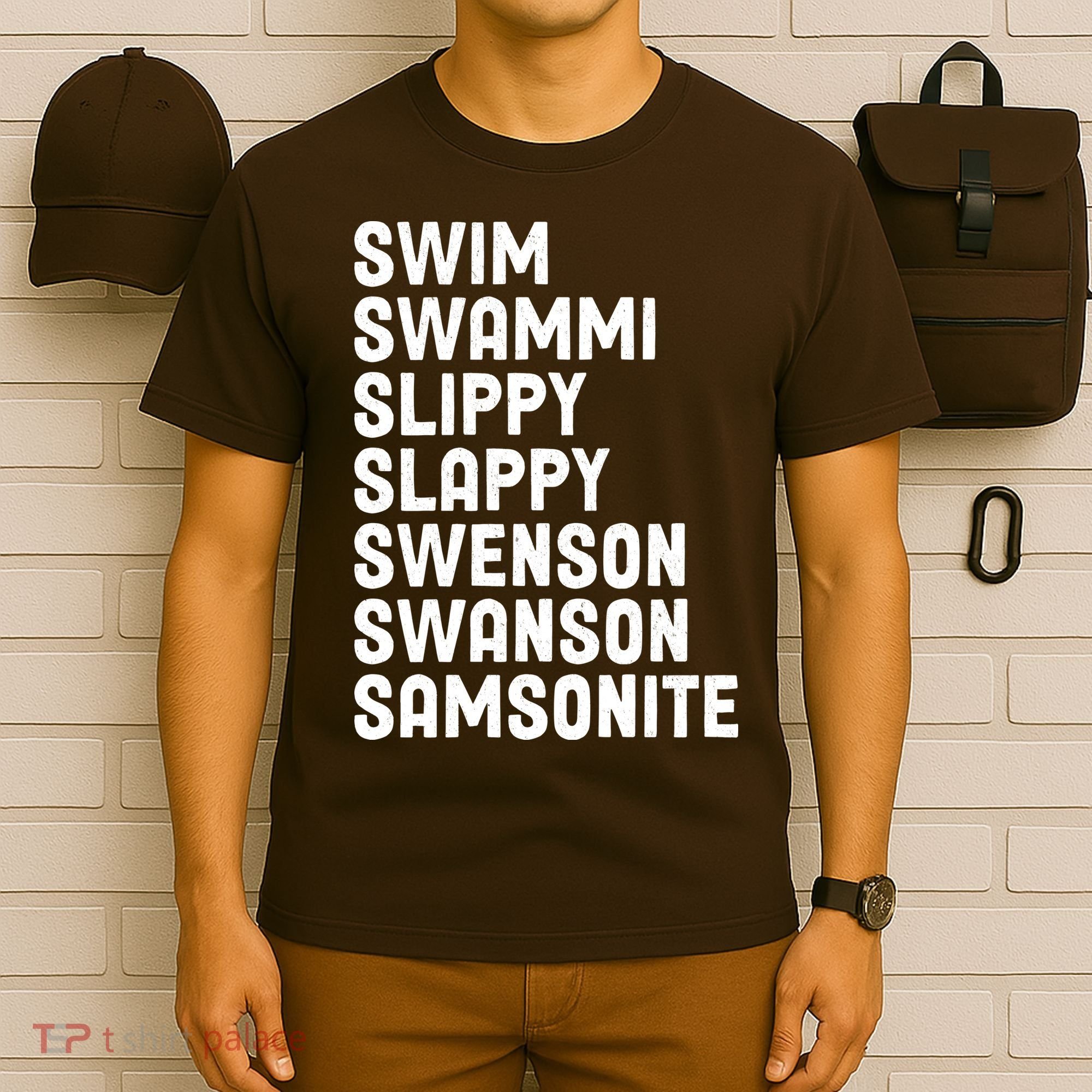 Swammi Slippy Slappy Swenson Swanson Samsonite T-Shirt