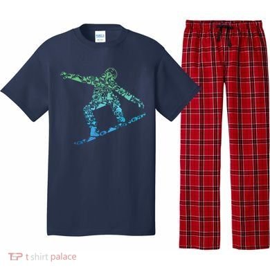 Snowboard Snowboarder Snowboarding Pajama Set