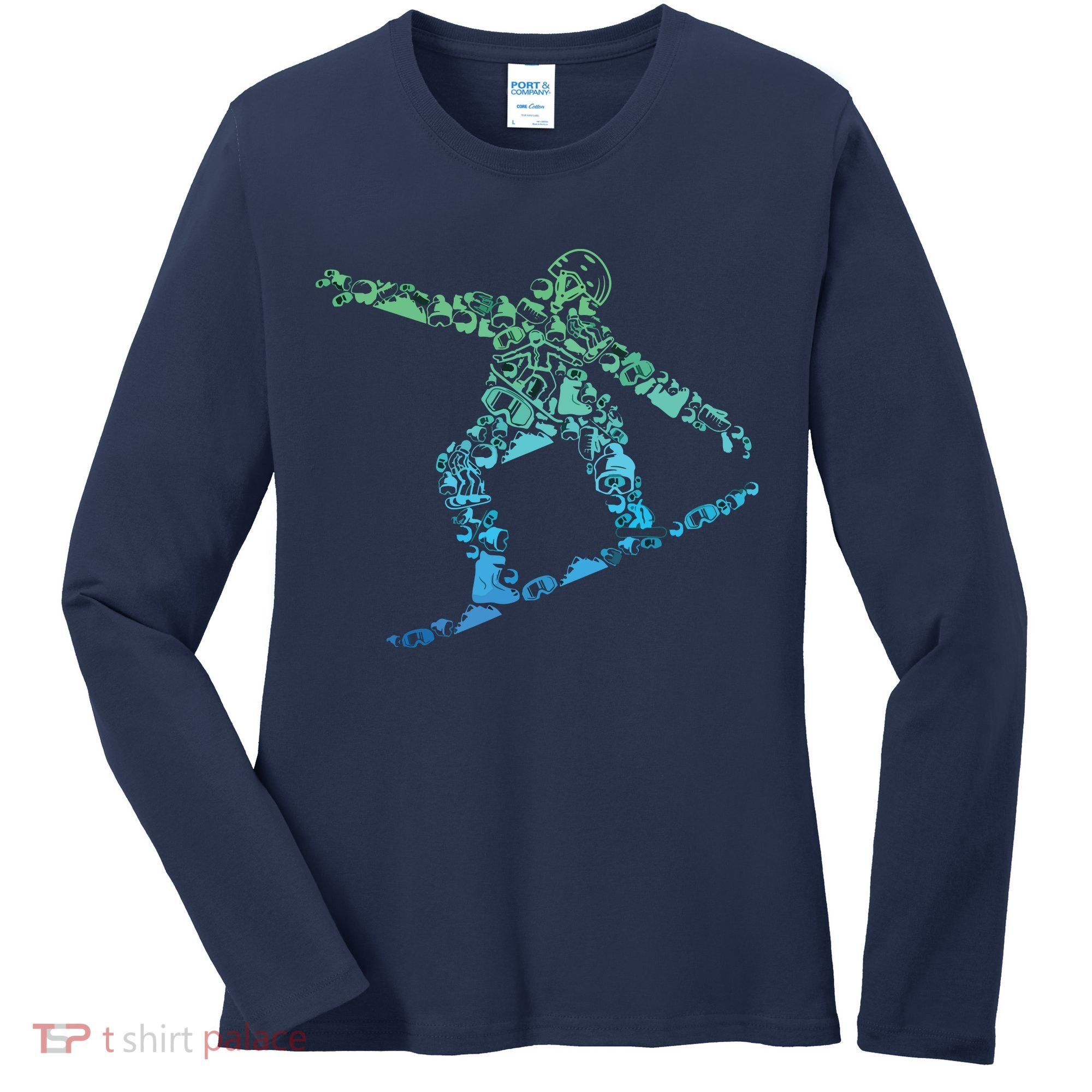 Snowboard Snowboarder Snowboarding Women's Long Sleeve Shirt