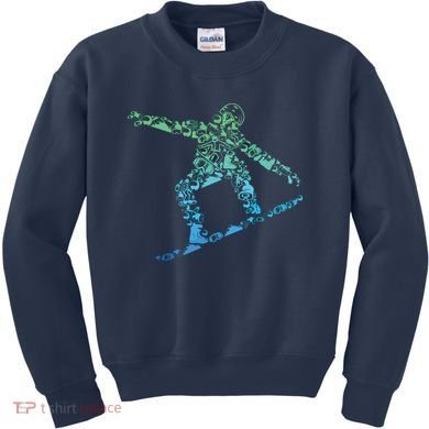 Snowboard Snowboarder Snowboarding Kids Sweatshirt
