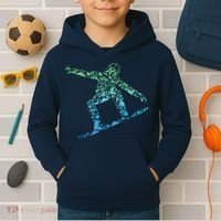 Snowboard Snowboarder Snowboarding Kids Hoodie thumb 2