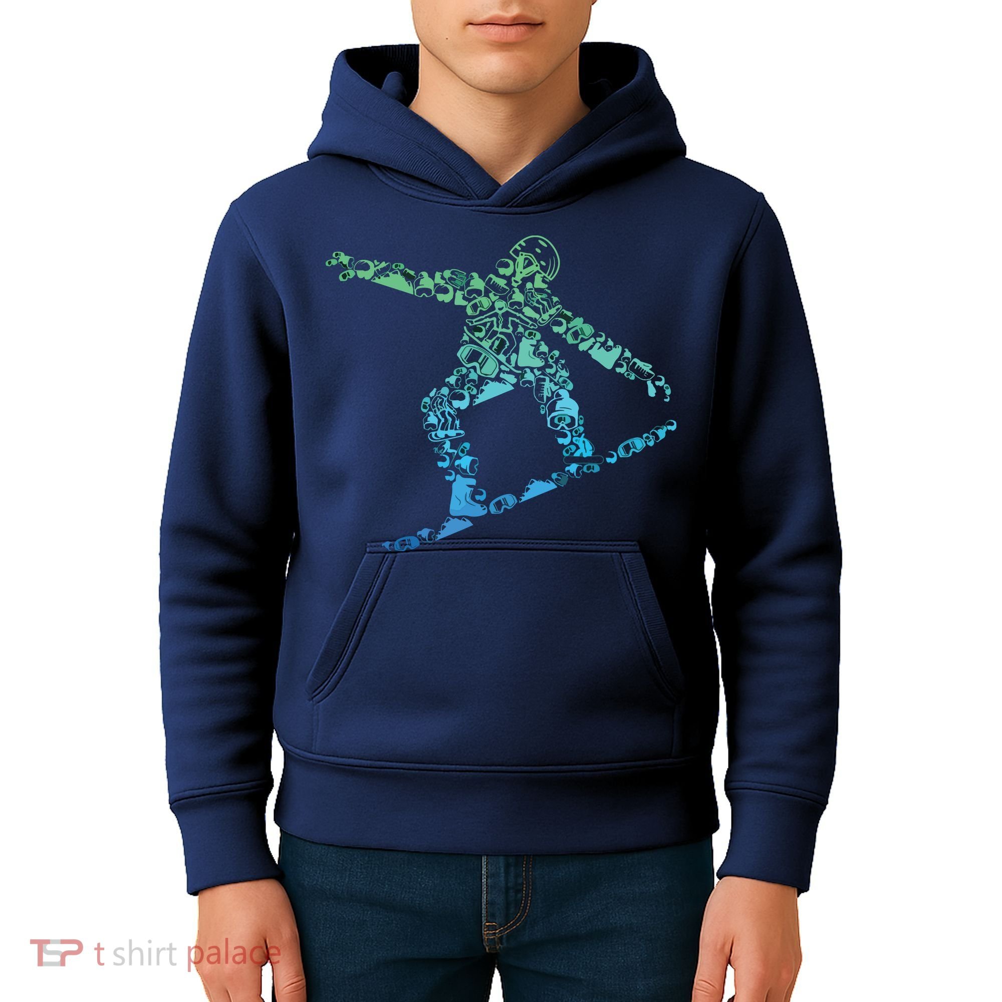 Snowboard Snowboarder Snowboarding Kids Hoodie