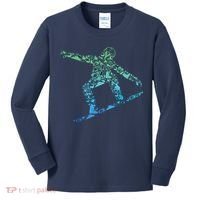 Snowboard Snowboarder Snowboarding Kids Long Sleeve Shirt thumb 0