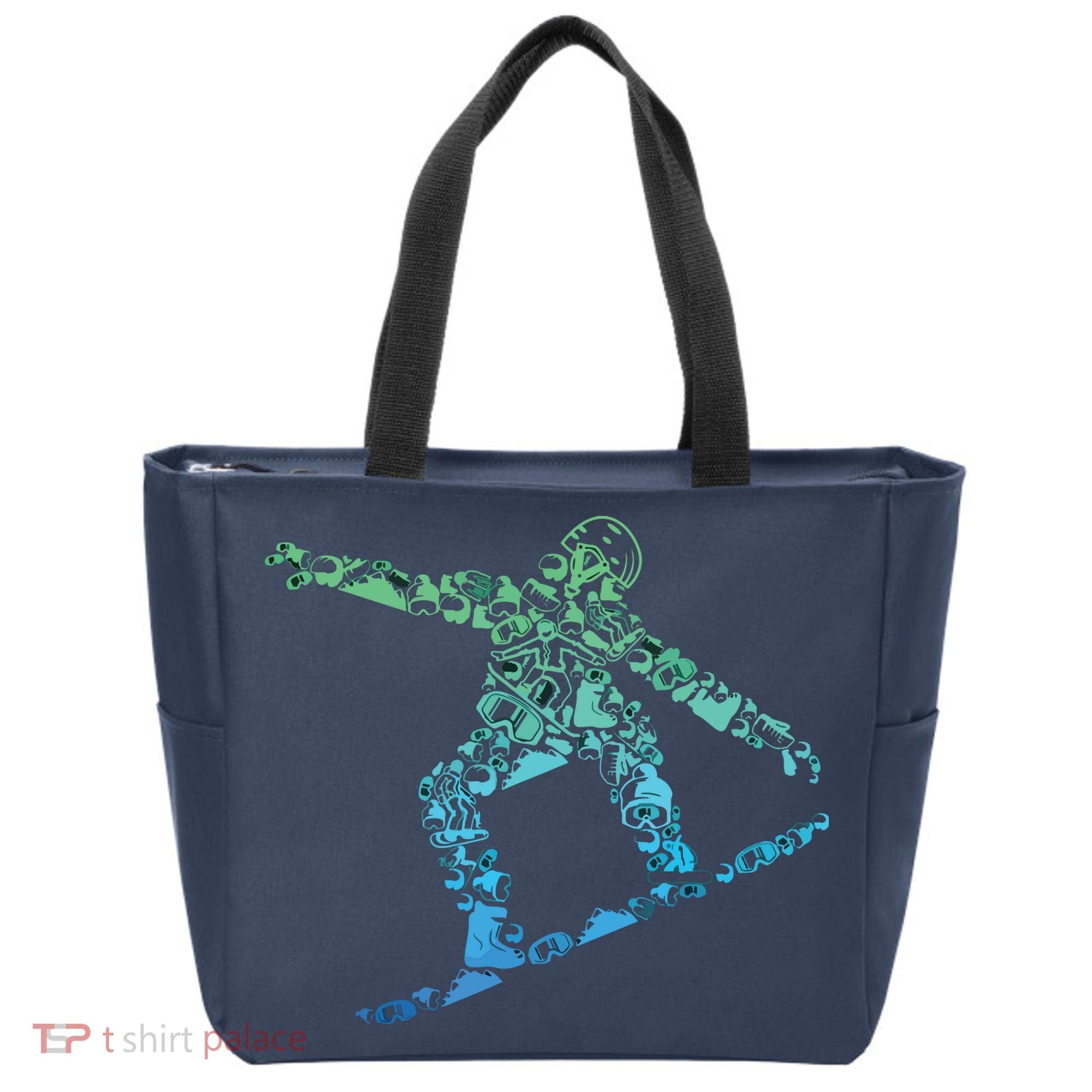 Snowboard Snowboarder Snowboarding Tote Bag