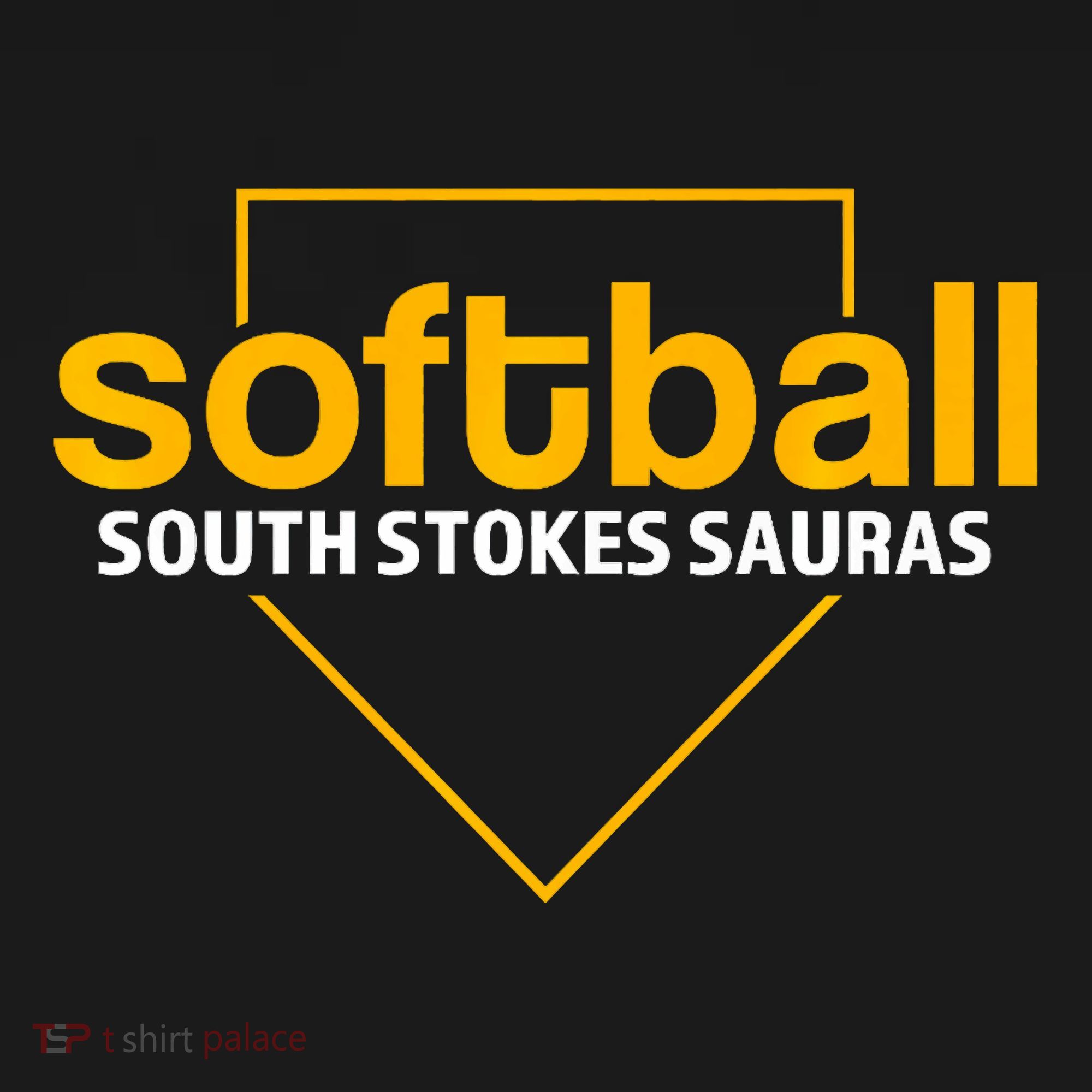 South Stokes Sauras Softball Home Plate Backpack