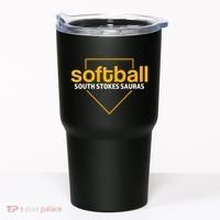 South Stokes Sauras Softball Home Plate Tumbler thumb 0
