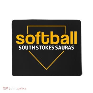 South Stokes Sauras Softball Home Plate Mousepad