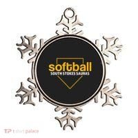 South Stokes Sauras Softball Home Plate Ornament thumb 0