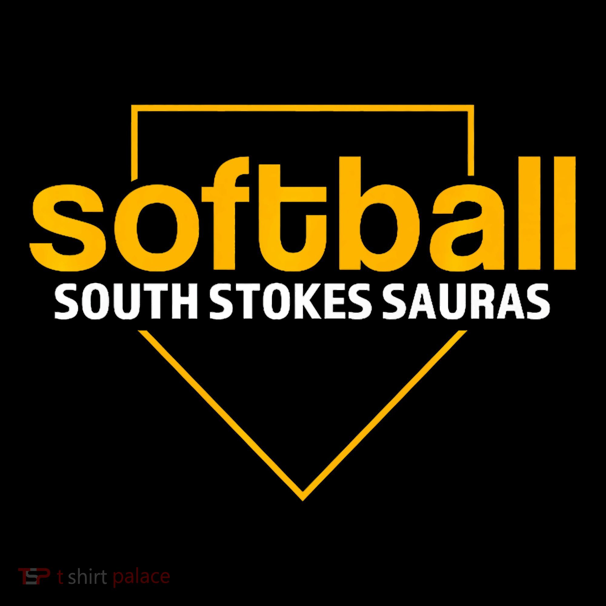 South Stokes Sauras Softball Home Plate Women's T-Shirt