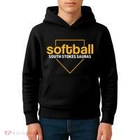 South Stokes Sauras Softball Home Plate Kids Hoodie thumb 4
