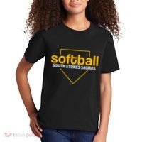 South Stokes Sauras Softball Home Plate Kids T-Shirt thumb 2