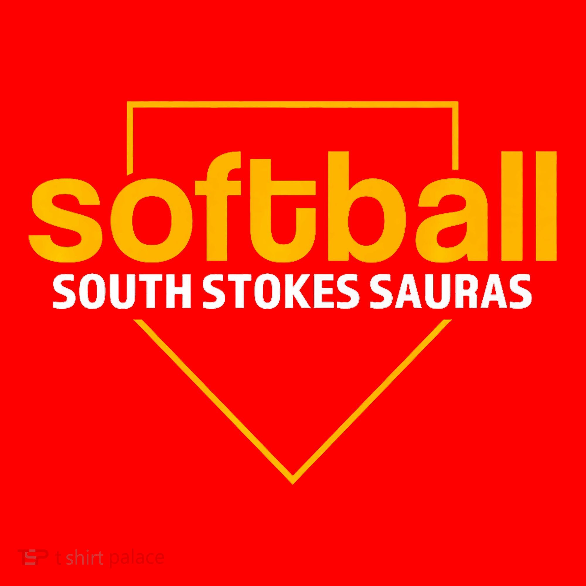 South Stokes Sauras Softball Home Plate Santa Hat