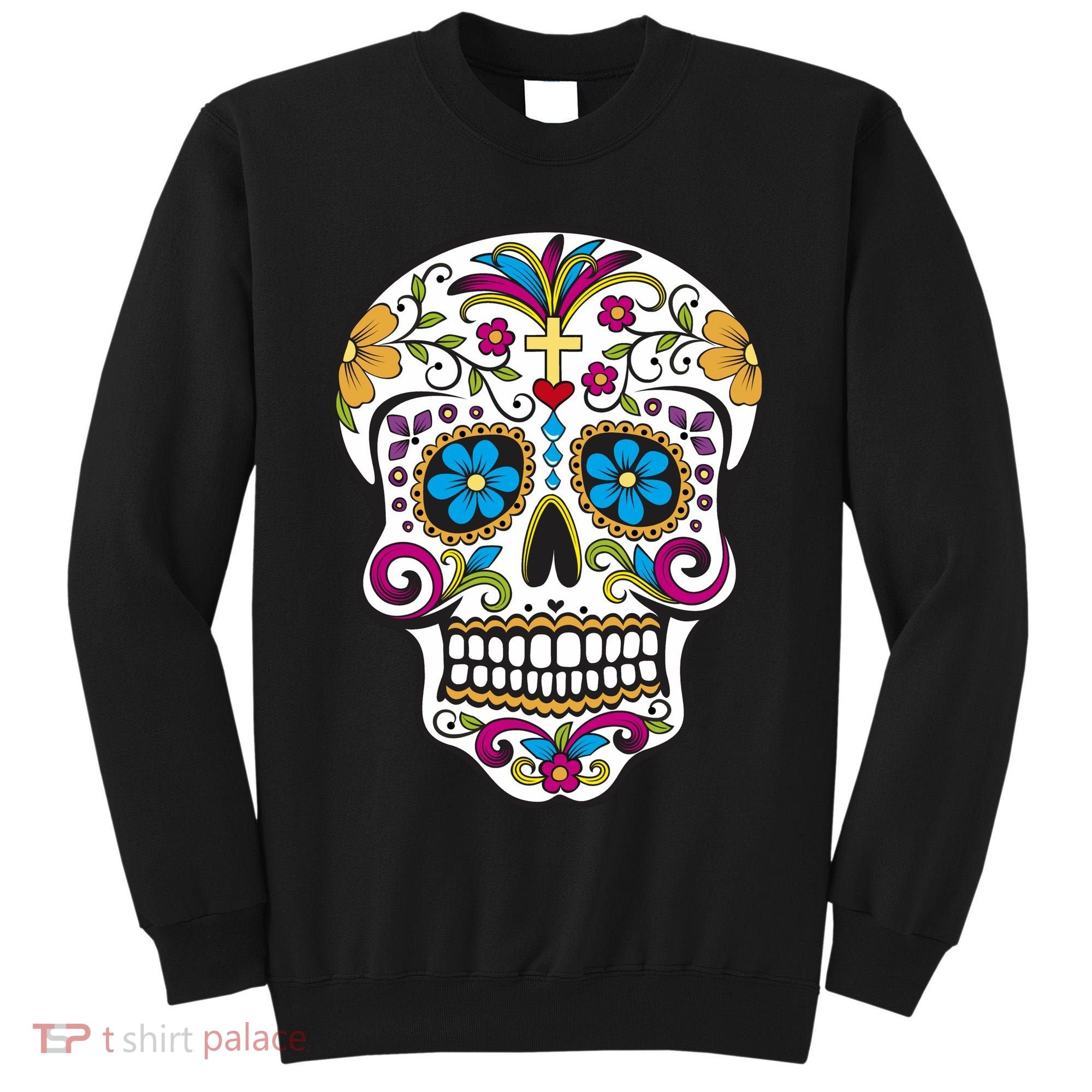 Sugar Skull Tall Sweatshirt