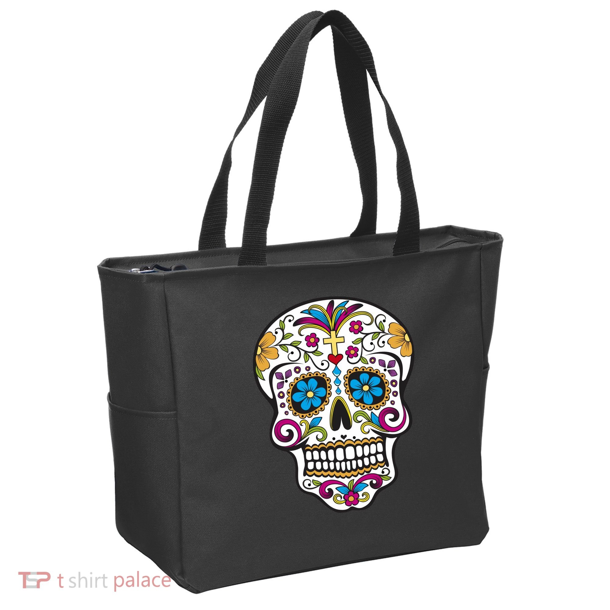 Sugar Skull Tote Bag