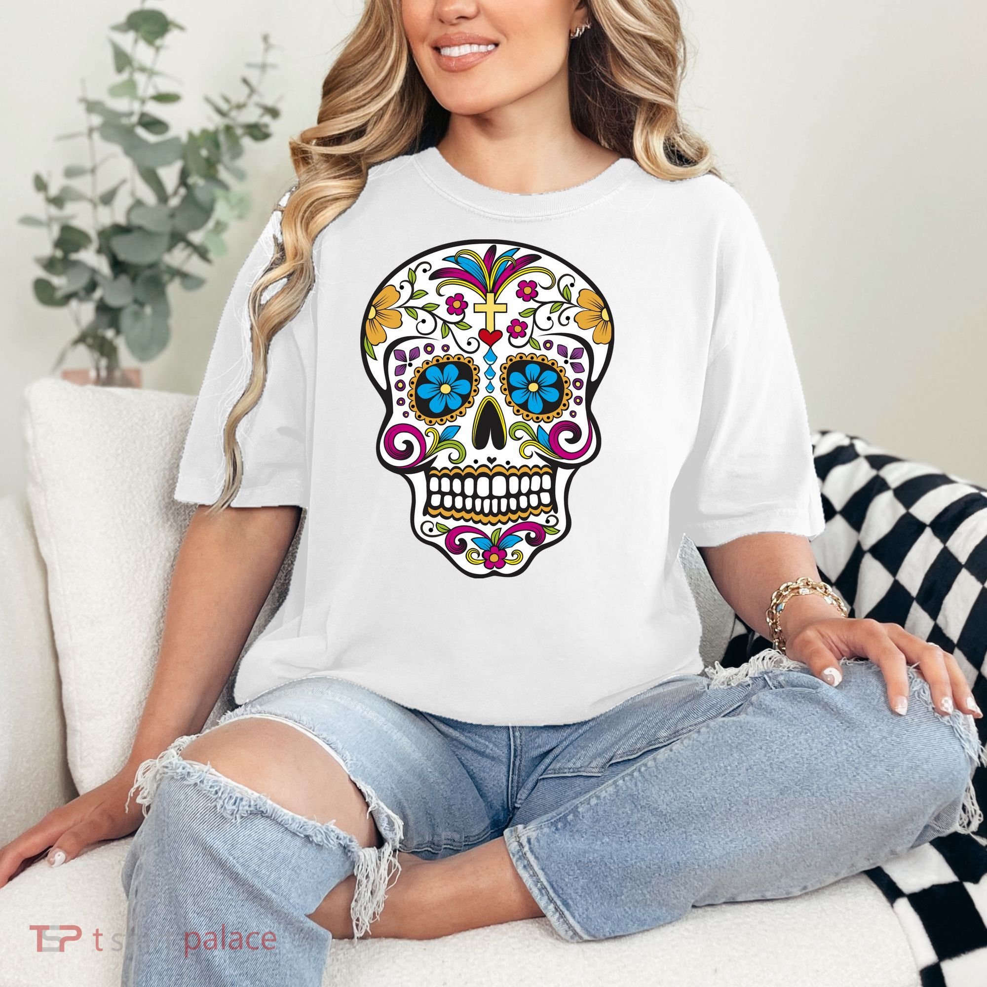 Sugar Skull Comfort Colors T-Shirt