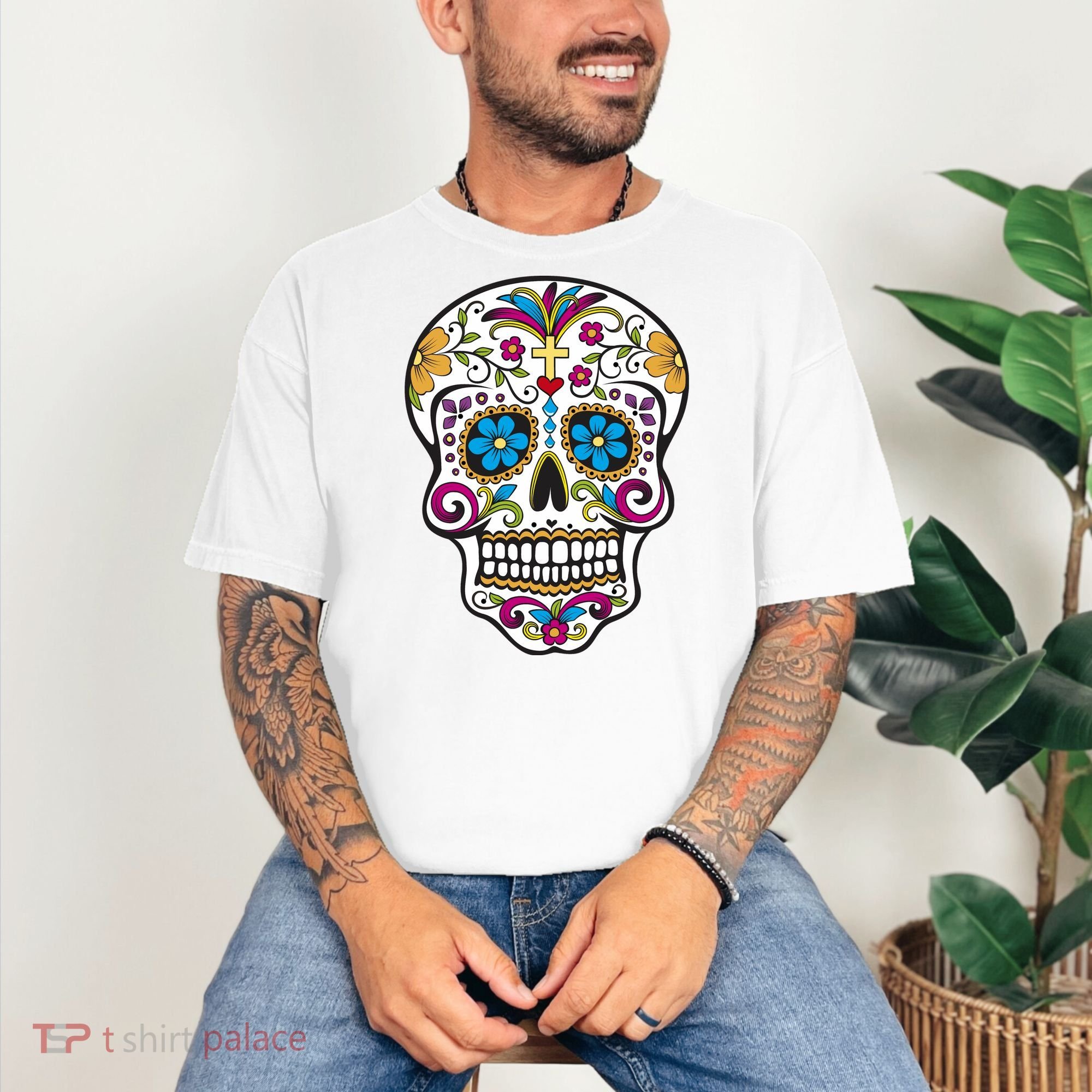 Sugar Skull Comfort Colors T-Shirt