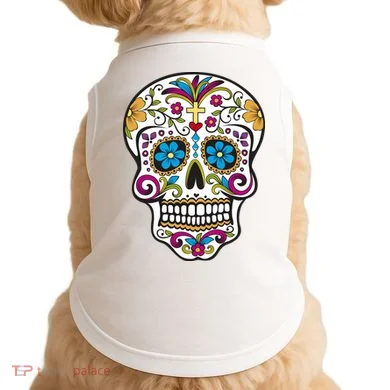 Sugar Skull Doggie Tank
