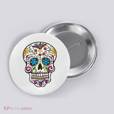 Sugar Skull Button
