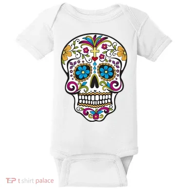 Sugar Skull Baby Bodysuit