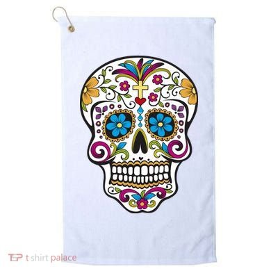 Sugar Skull Golf Towel