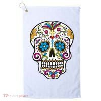 Sugar Skull Golf Towel thumb 0