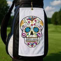 Sugar Skull Golf Towel thumb 2