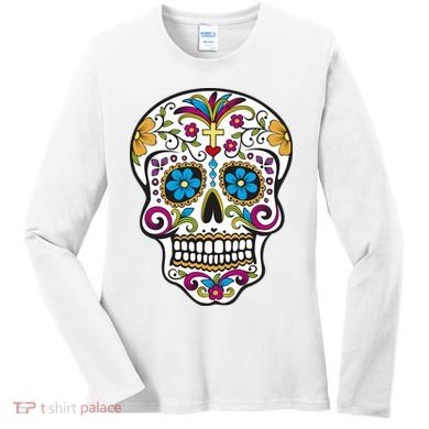 Sugar Skull Women's Long Sleeve Shirt