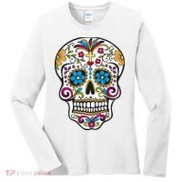 Sugar Skull Women's Long Sleeve Shirt thumb 0