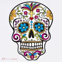 Sugar Skull Kids Long Sleeve Shirt thumb 2